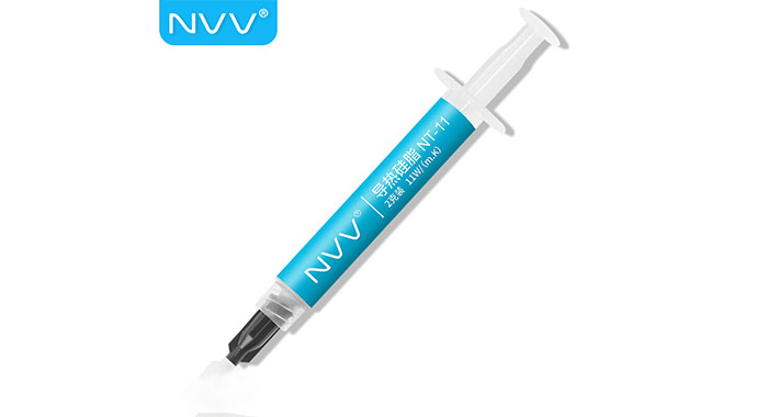 NVV NT-11導熱矽脂 顯卡cpu散熱矽脂矽膠導熱膏（導熱系數11W/2g裝(zhuāng)）