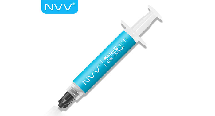 NVV NT-11導熱矽脂 顯卡cpu散熱矽脂矽膠導熱膏（導熱系數11W/4g裝(zhuāng)）