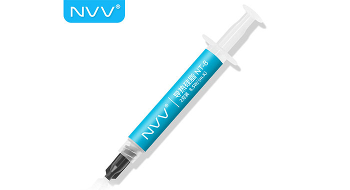 NVV NT-8導熱矽脂 顯卡cpu散熱矽脂矽膠導熱膏（導熱系數8.5W/2g裝(zhuāng)）