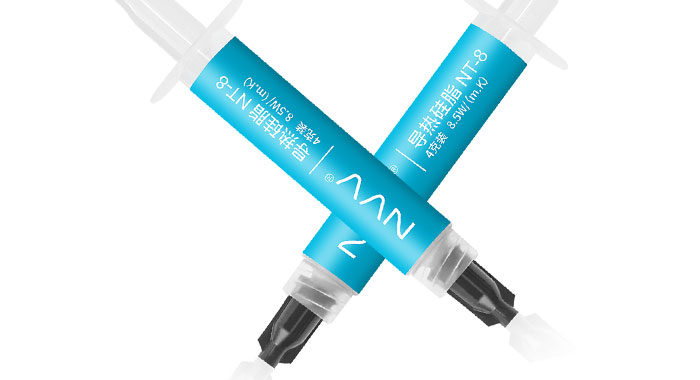 NVV NT-8導熱矽脂 顯卡cpu散熱矽脂矽膠導熱膏（導熱系數8.5W/4g裝(zhuāng)）